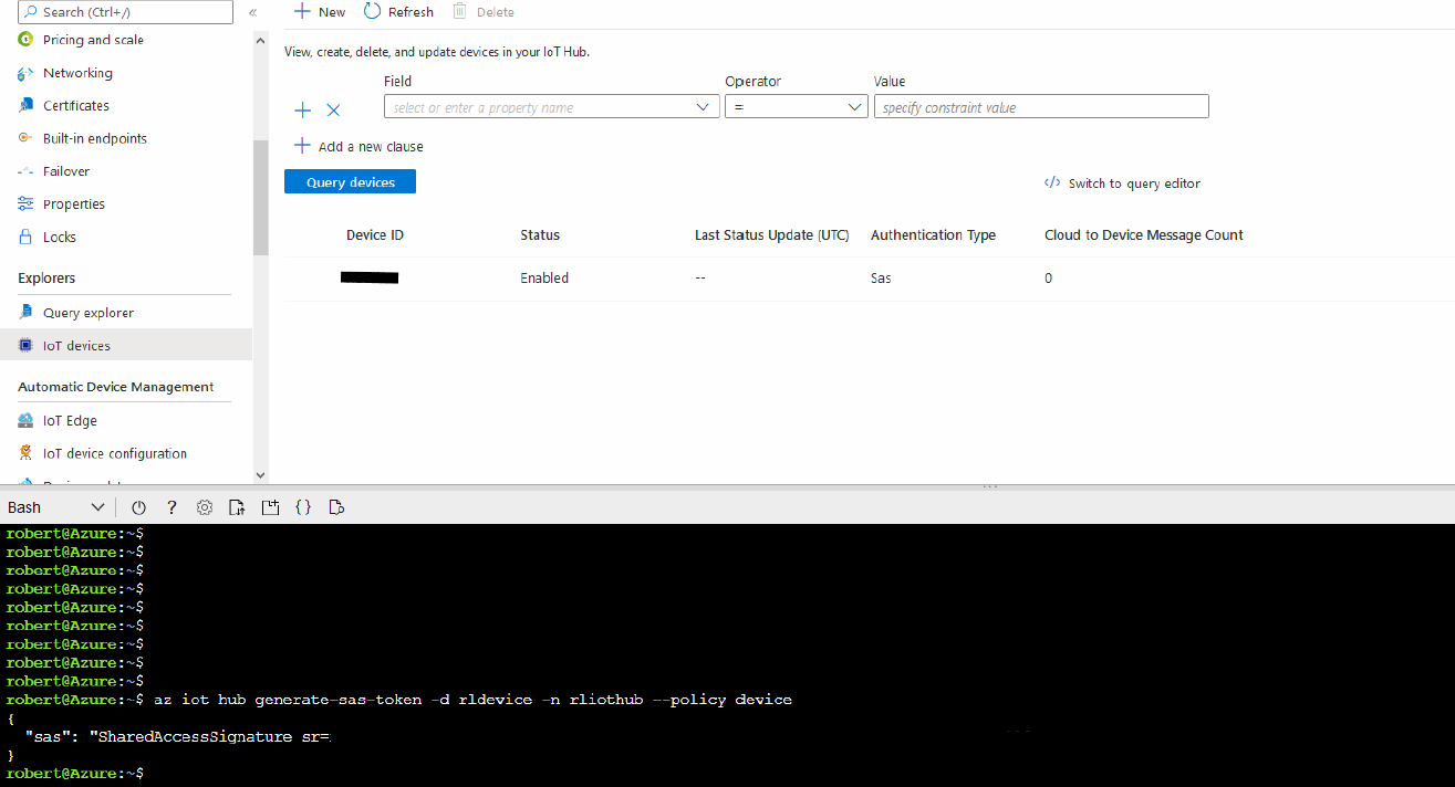 Generierte SaS-Token